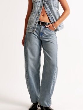 Abercrombie & fitch The Barrel Jean mid rise  sz28